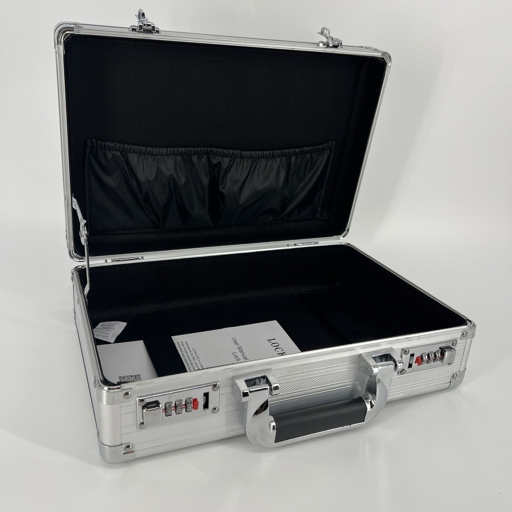 NEW LOCKCURX Metal Locking File 14.2x9.4x4.5 Inch, FILE-04, Open Box, Ships Free